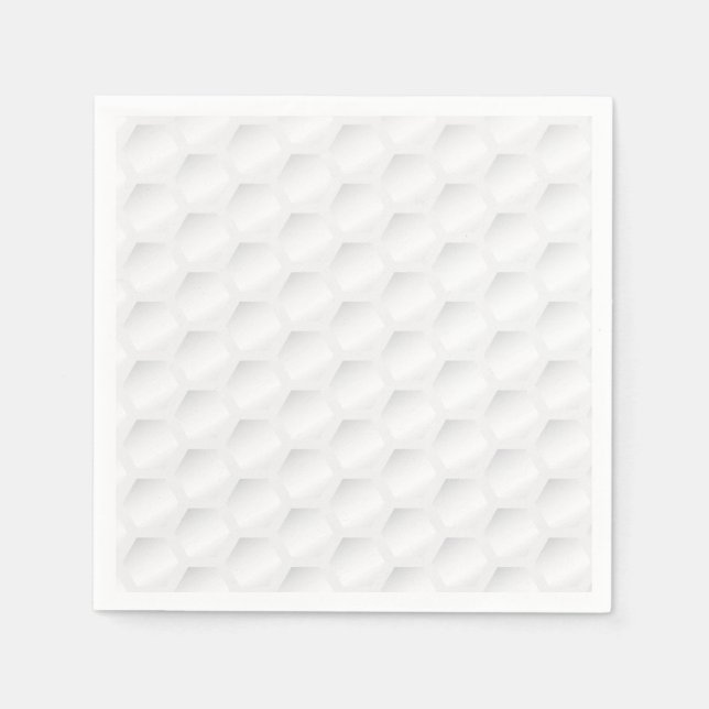 Golf ball texture paper napkins (Front)