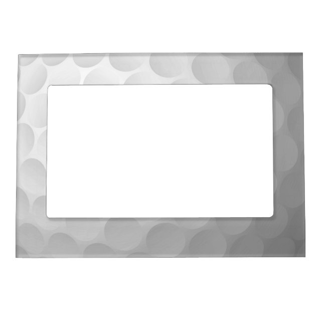 Golf Ball Texture Pattern Design  Magnetic Frame (Front)