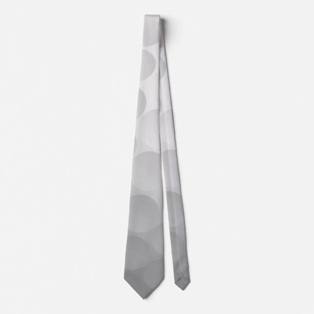 Golf Ball Texture Pattern Design Neck Tie (Front)