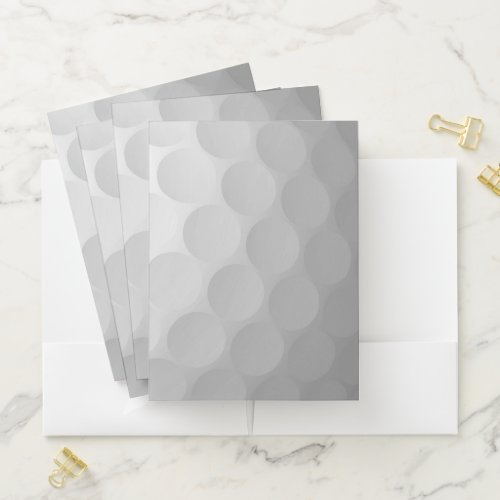 Golf Ball Texture Pattern Design  Pocket Folder