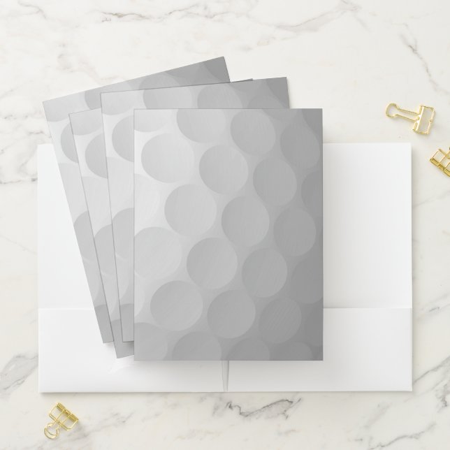 Golf Ball Texture Pattern Design  Pocket Folder (In Situ)