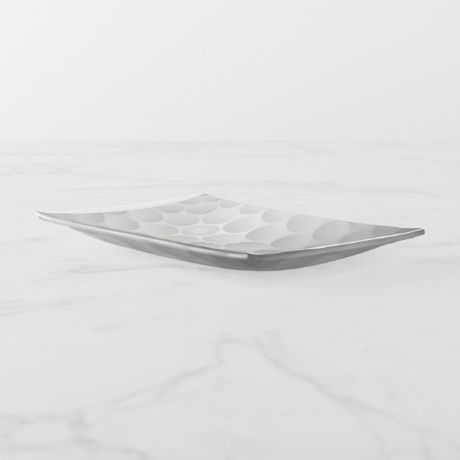 Golf Ball Texture Pattern Design Trinket Tray (Angled)