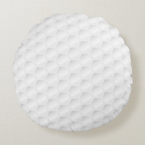 Golf ball texture round pillow