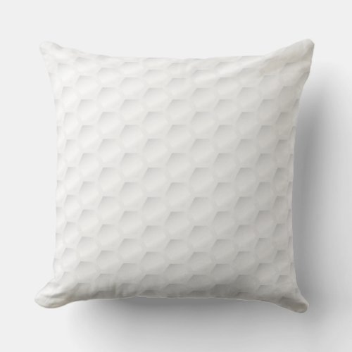 Golf ball texture throw pillow