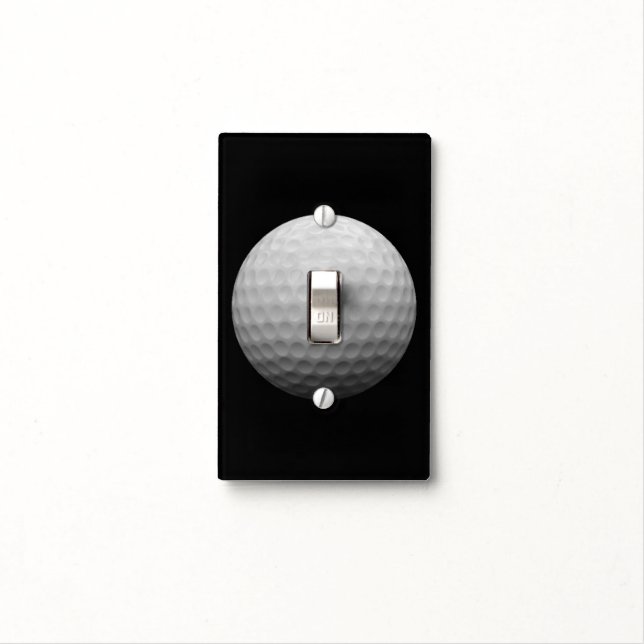 Golf Ball Theme Light Switch Cover (In Situ)