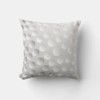 Golf Ball Throw Pillow by PawsitiveDesigns at Zazzle