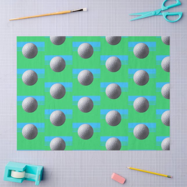 Golf Ball tissue paper medium (Craft)