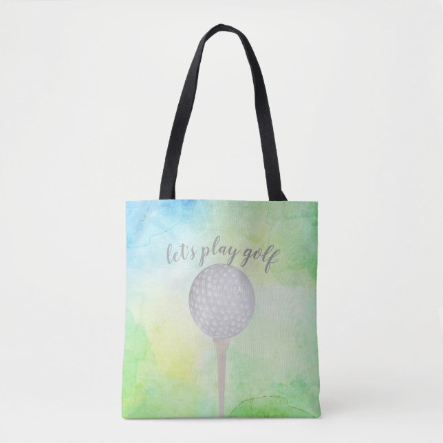 golf ball tote bag design for golfers (Front)