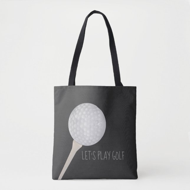 golf ball tote bag design for golfers (Front)