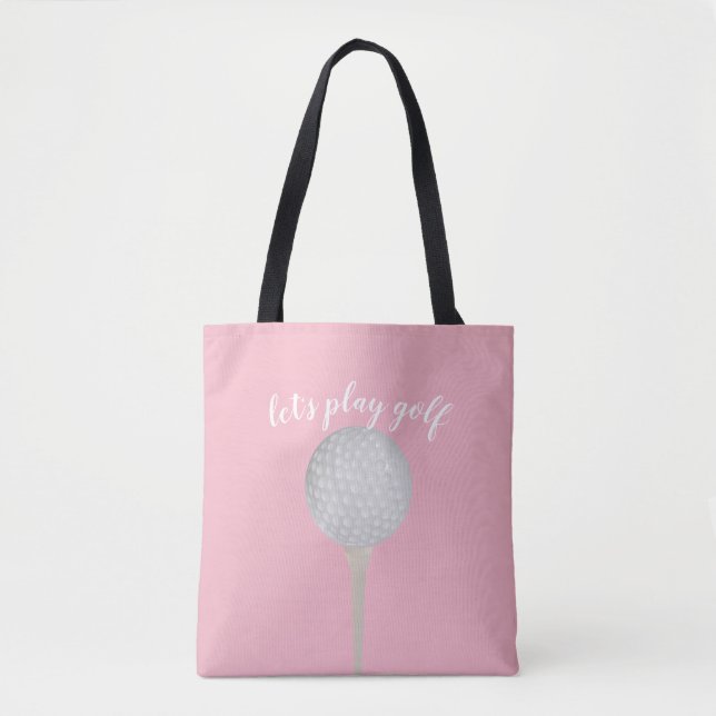 golf ball tote bag design for golfers (Front)