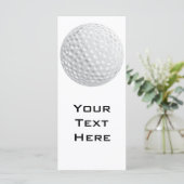 golf ball vector graphic (Standing Front)