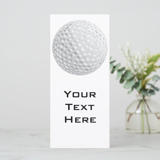 golf ball vector graphic (Standing Front)