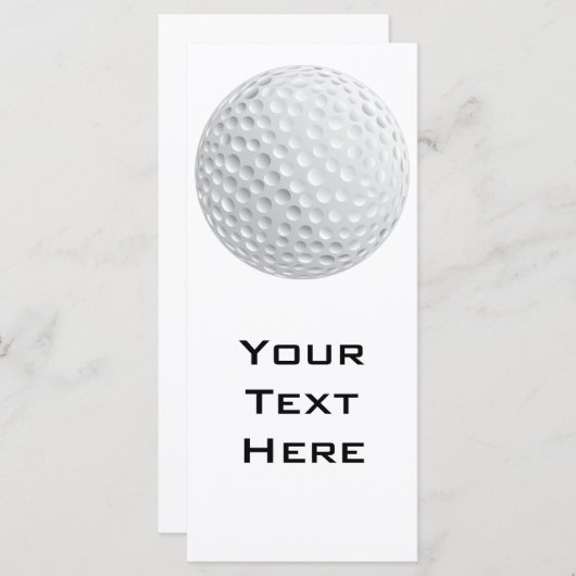 golf ball vector graphic (Front/Back)