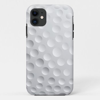 Golf Ball Vector Graphic Iphone 11 Case by sports_shop at Zazzle