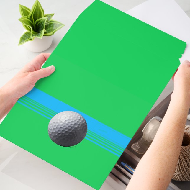 Golf Ball vert large shipping envelope mailers (Desk)