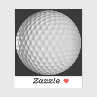 Golf Ball Vinyl Sticker