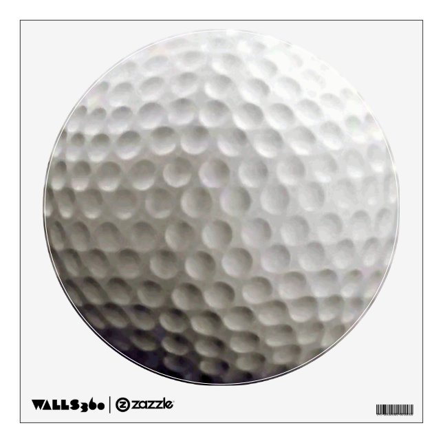 Golf Ball Wall Decal (Front)
