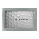 Golf Ball With Custom Text Belt Buckle at Zazzle