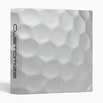 Golf Ball With Custom Text Binder by FlowstoneGraphics at Zazzle