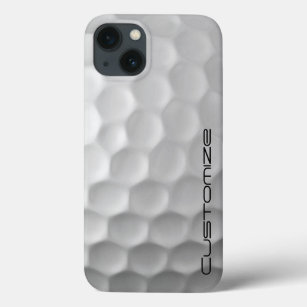 Golf Ball with Custom Text iPhone 13 Case