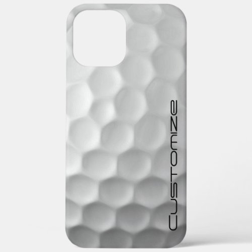 Golf Ball with Custom Text iPhone 12 Pro Max Case