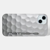 Golf Ball with Custom Text Case-Mate iPhone Case (Back (Horizontal))