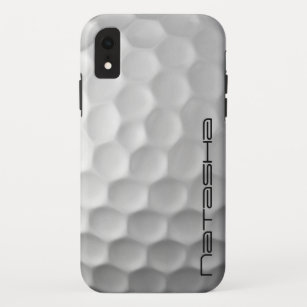 Golf Ball with Custom Text iPhone XR Case