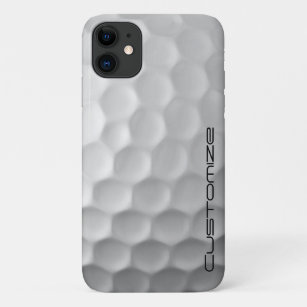 Golf Ball with Custom Text iPhone 11 Case