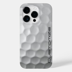 Golf Ball with Custom Text Case-Mate iPhone 14 Pro Case