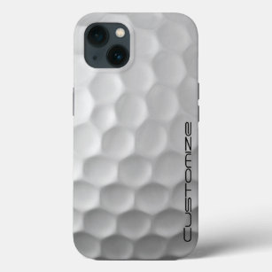 Golf Ball with Custom Text iPhone 13 Case