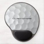 Golf Ball With Custom Text Gel Mouse Pad at Zazzle