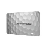 Golf Ball With Custom Text License Plate at Zazzle