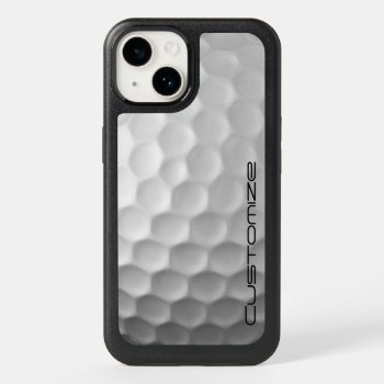 Golf Ball With Custom Text Otterbox Iphone 14 Case by FlowstoneGraphics at Zazzle