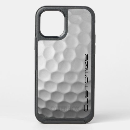 Golf Ball with Custom Text OtterBox Symmetry iPhone 12 Pro Case