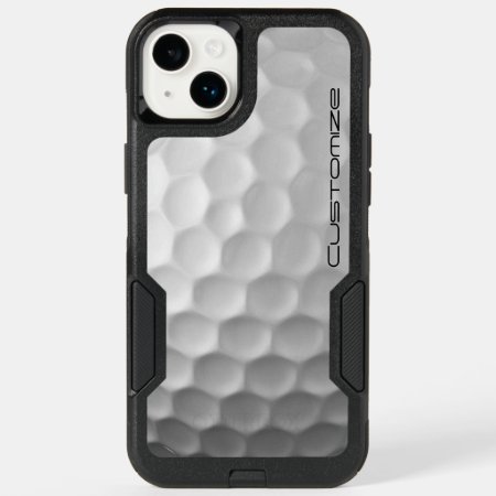Golf Ball With Custom Text Otterbox Iphone 14 Plus Case