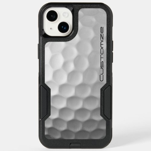 Golf Ball with Custom Text OtterBox iPhone 14 Plus Case