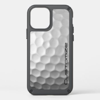 Golf Ball With Custom Text Speck Iphone 12 Pro Case by FlowstoneGraphics at Zazzle