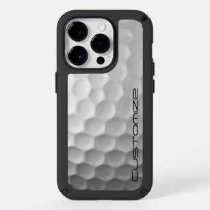 Golf Ball with Custom Text Speck iPhone 14 Pro Case