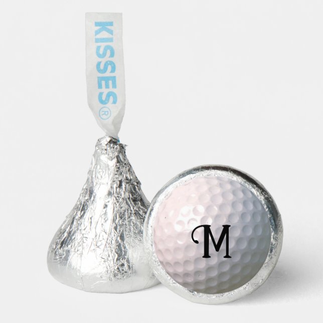 Golf Ball with Dimples Monogram Hershey®'s Kisses® (Front)