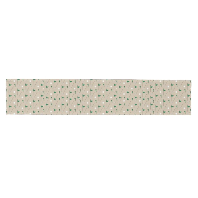 Golf Ball  with flag  Medium Table Runner (Horizontal)