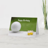 Happy Birthday, Whiskey and Golf Postcard – Stocklist