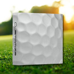 Golf Ball with Personalized Text Binder<br><div class="desc">Unique design for the casual golfer to the professional at Heart. Classy and unique,  this will surely impress your golfing buddies at the next tournament or gathering. Customize this Golf Ball with Text of your choosing.</div>