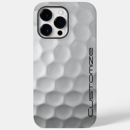 Golf Ball with Personalized Text Case_Mate iPhone 14 Pro Max Case