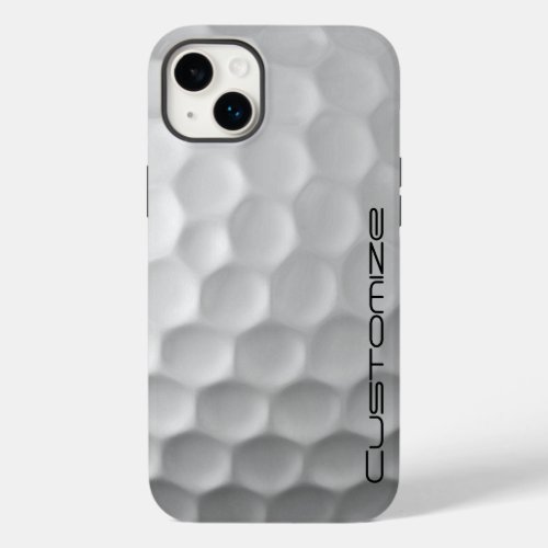 Golf Ball with Personalized Text Case_Mate iPhone 14 Plus Case