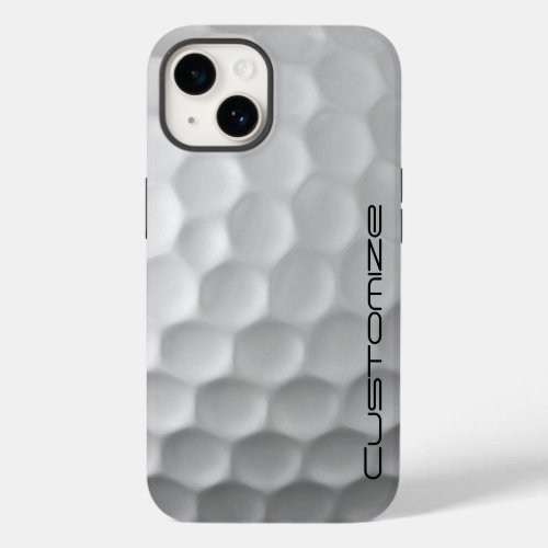 Golf Ball with Personalized Text Case_Mate iPhone 14 Case