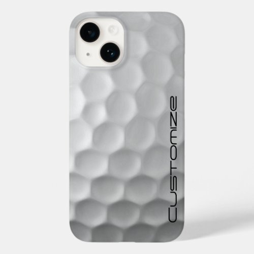 Golf Ball with Personalized Text Case_Mate iPhone 14 Case