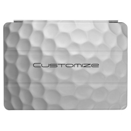 Golf Ball with Personalized Text iPad Air Cover