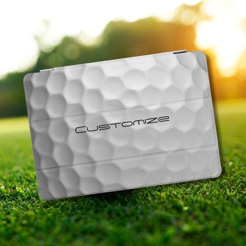 Golf Ball with Personalized Text iPad Pro Cover