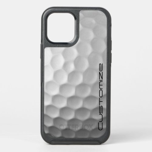 Golf Ball with Personalized Text OtterBox Symmetry iPhone 12 Pro Case