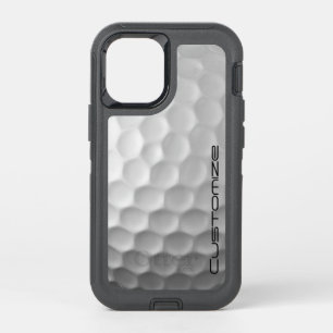 Golf Ball with Personalized Text OtterBox Defender iPhone 12 Mini Case